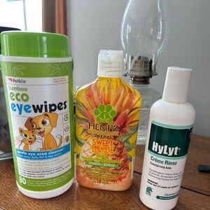 Lot of New Dog Bath Products Vet